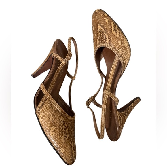 Vintage Snakeskin Heels - Picture 2 of 5